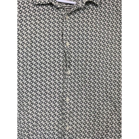 Denim & Flower Ricky Singh Short Sleeve Button Down Shirt Men's Size L Casual - Picture 7 of 16